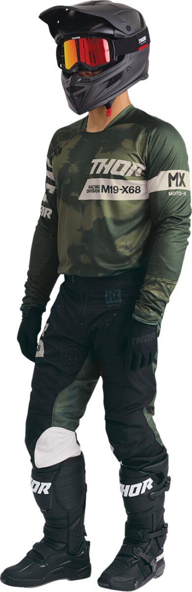 THOR Launchmode Bleach Pants Green/Black