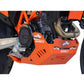 AXP Racing Adventure Skid Plate For Yamaha YZ 125 2005-2026 Orange AX1817