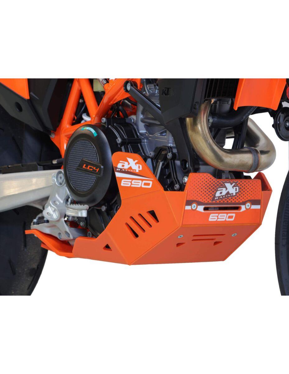 AXP Racing Adventure Skid Plate For Yamaha YZ 125 2005-2026 Orange AX1817