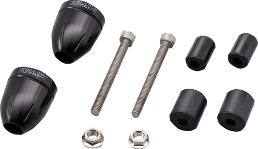 Daytona BULLET Handlebar Ends Black Anodized Pair 30mm Outer Diameter 98374