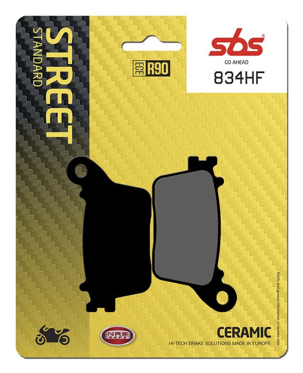 Sbs HF Street Ceramic Organic Brake Pads For Suzuki GSX-R 600 2006-2026 834HF