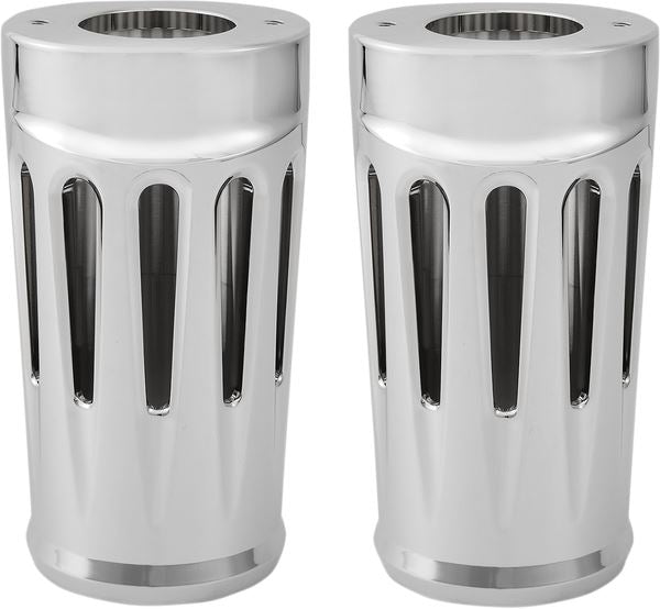 Arlen Ness Aluminum Fork Boot Covers Chrome For HD FLHRXS 1868 14-24 20-032