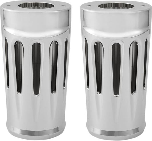 Arlen Ness Aluminum Fork Boot Covers Chrome For HD FLHRXS 1868 14-24 20-032