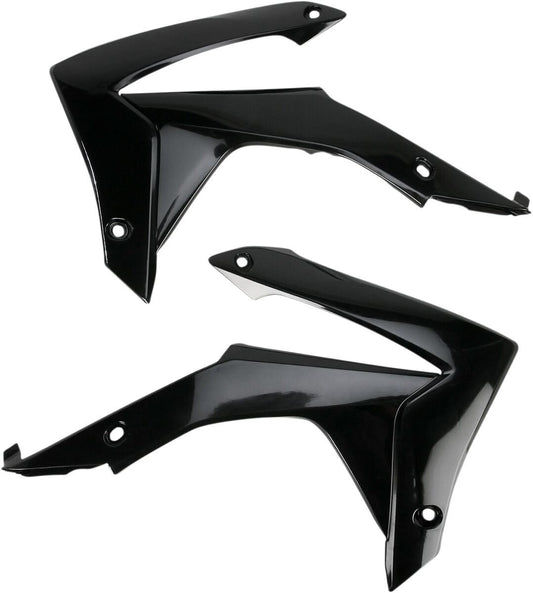 UFO RADIATOR COVERS HONDA CRF250/450R BLACK HO04657001