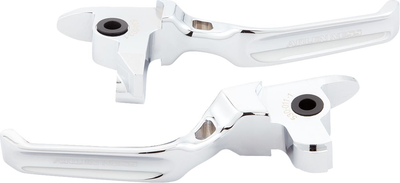 Arlen Ness Method Lever Set Chrome Silver For HD FLTRK 1868 17-20 530-024