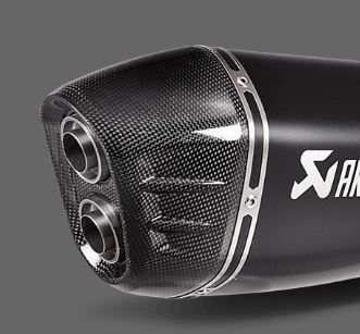 Akrapovic End Cap CF Black For Kawasaki H2 1000 SX 18-20 V-EC342