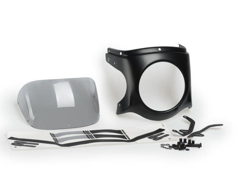 Puig Retro Black Semi Fairing And Screen 180mm Black 20833F