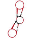 PUIG Radikal Yoke Protector Red for BMW S1000 RR 15-18 8315R