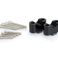 Puig 20mm Handlebar Risers For 22mm Bars Silver 3177T