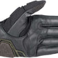 Alpinestars Halo Leather Gloves Black Yellow