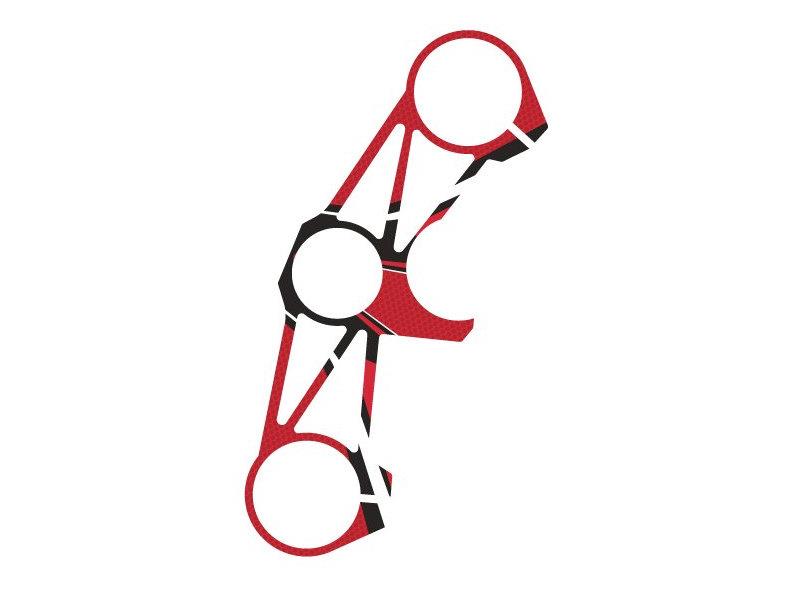 PUIG Radikal Yoke Protector Red for Kawasaki ZX-6R 636 13-23 3478R