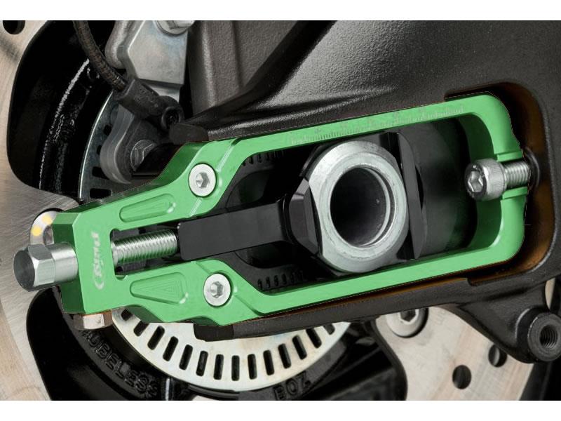 PUIG Chain Tensioner Green for Kawasaki ZX-10R 11-15 20690V