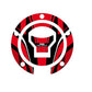 Puig Radikal Fuel Cap Protector Red 4256V