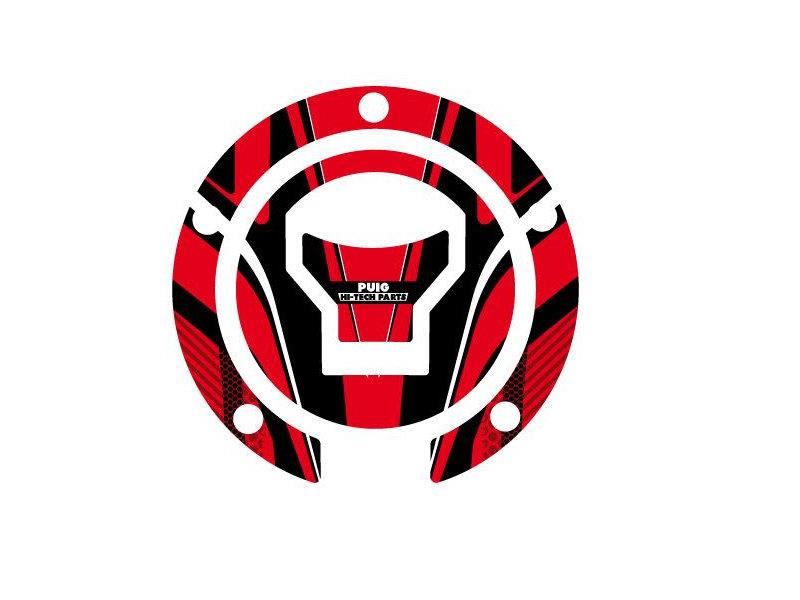 Puig Radikal Fuel Cap Protector Red 4256V