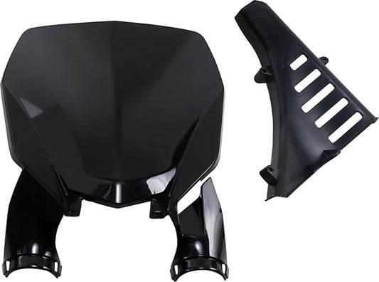 UFO Plate Stadium For Yamaha YZF 125 18-25 Black YA04873-001