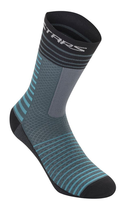 Alpinestars Drop Socks 22 Blue Black Grey