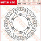 Trw EC Cross Design Brake Rotor For Yamaha YZ 125 1988-2027 Silver MST311EC