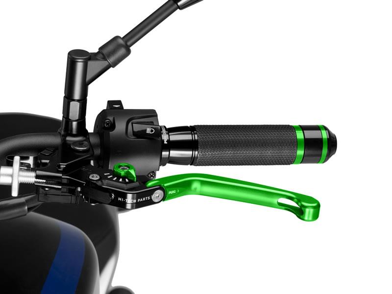 Puig Folding V3 Clutch (Green Lever With Blue Selector) Green 2385N