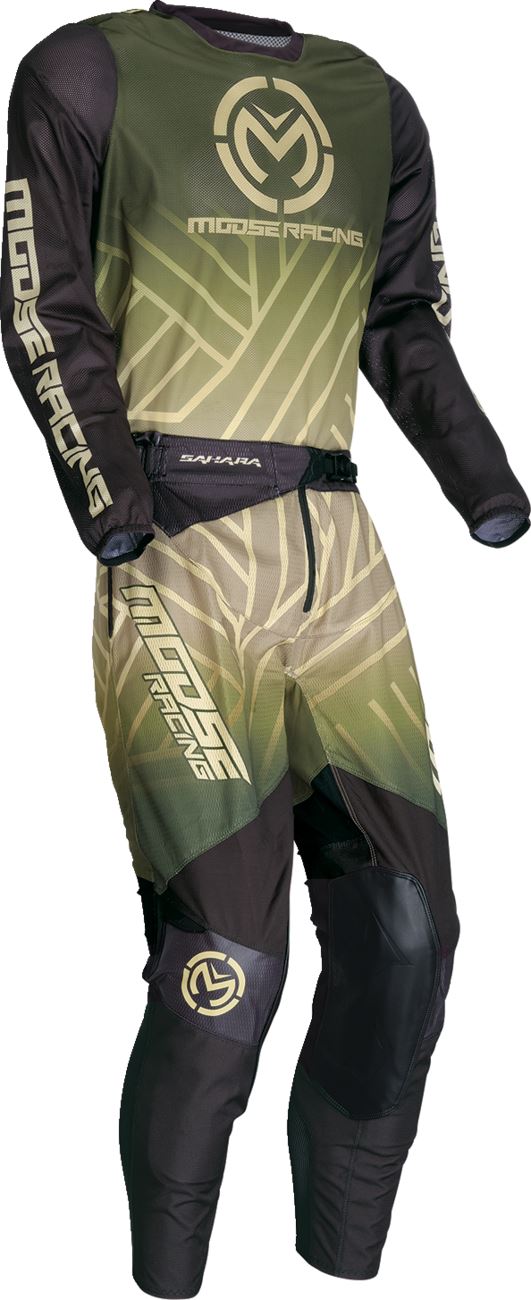 Moose Racing Soft-Goods Jersey Sahara Green/Black 24 Model