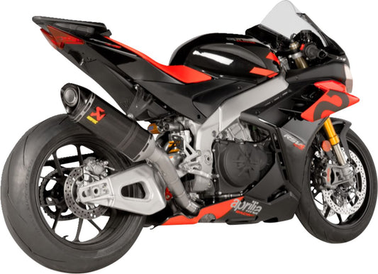 Akrapovic Evolution Line Exhaust System TI/CF For Aprilia RSV4 1100 21-24 S-A10E9-RC