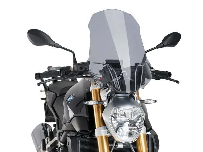 PUIG New Generation Touring Screen Light Smoke for BMW R1200 R 15-18 8165H