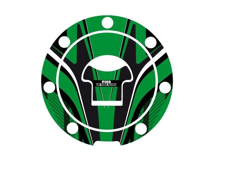 Puig Radikal Fuel Cap Protector Green 5729R