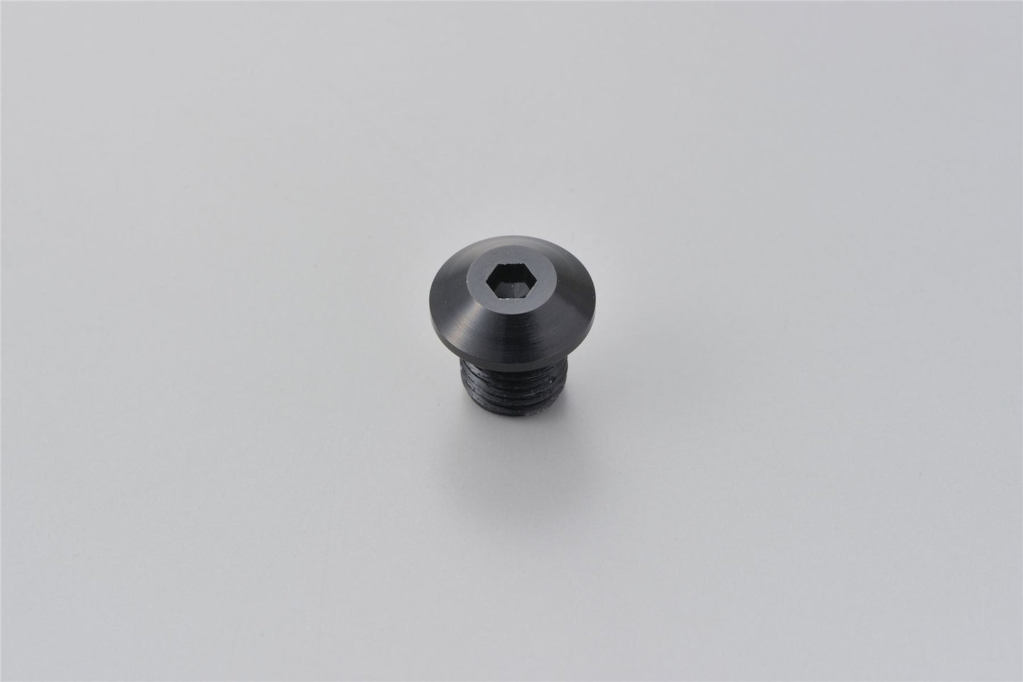 Daytona Mirror Plug Bolt Black Left CNC M10 x P1.25 Aluminum Hole Plug 99617