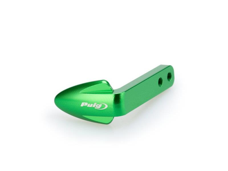 PUIG Clutch Lever Guard Coloured Tip Green Universal 3878V