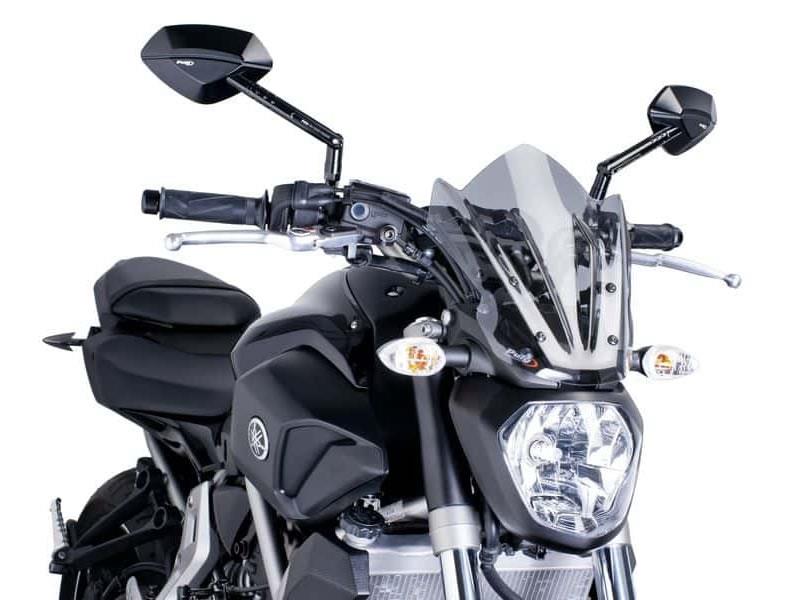 PUIG New Generation Sport Screen Light Smoke for Yamaha MT-07 14-27 7015H