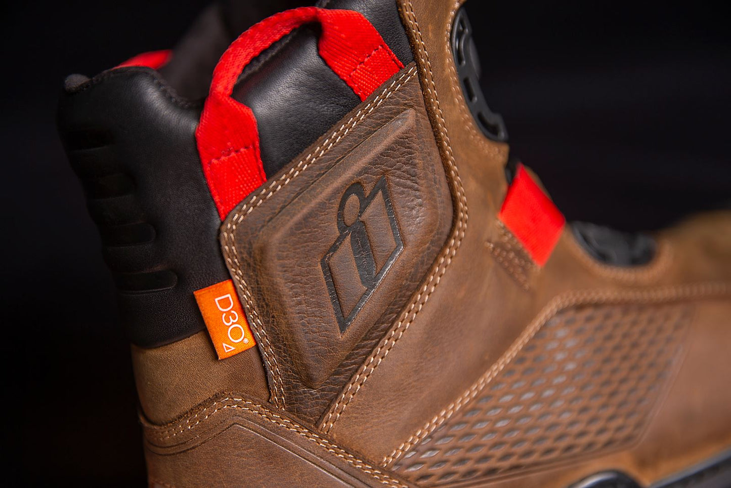 Icon Stormhawk Waterproof Boots Brown