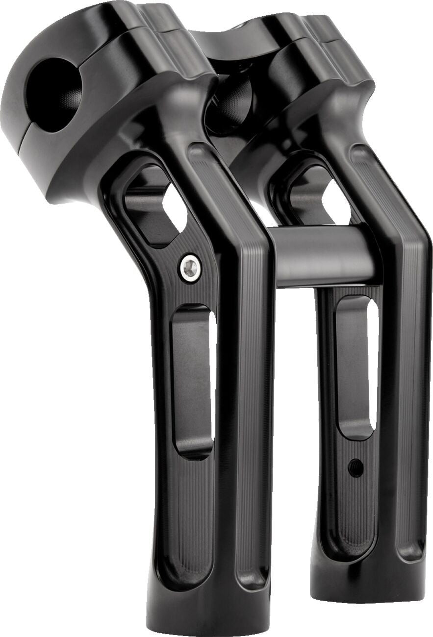 Arlen Ness Method Kickback Handlebar Riser Black Matte Aluminum 520-051