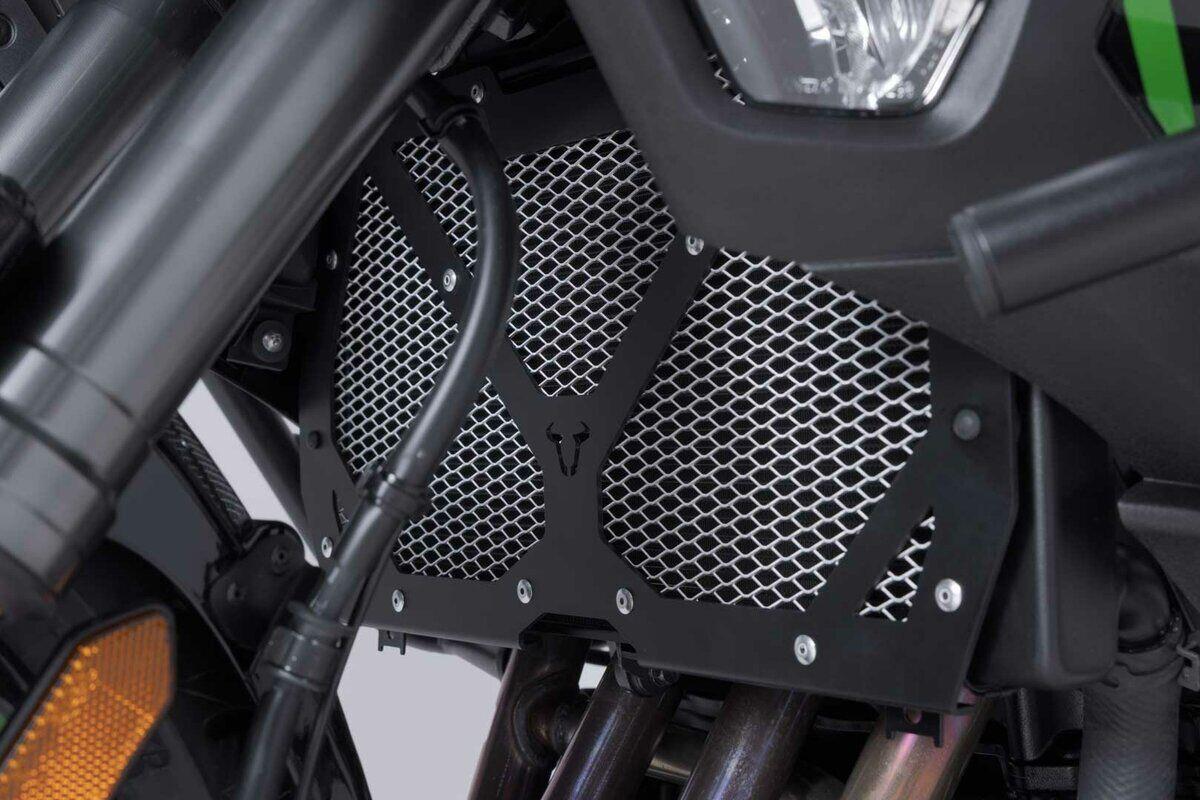 SW MOTECH Radiator Guard For Kawasaki KLZ 1100 ABS 2025 Silver KLS.08.922.10001