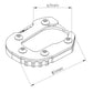 Puig Kickstand Extension Pad Black 21014A