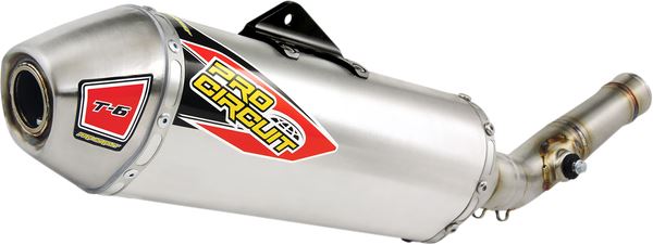 Pro Circuit T-6 Stainless Slip-On Silencers For Kawasaki KX 450 F 12-15 0121445A