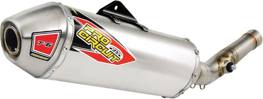 Pro Circuit T-6 Stainless Slip-On Silencers For Kawasaki KX 450 F 12-15 0121445A