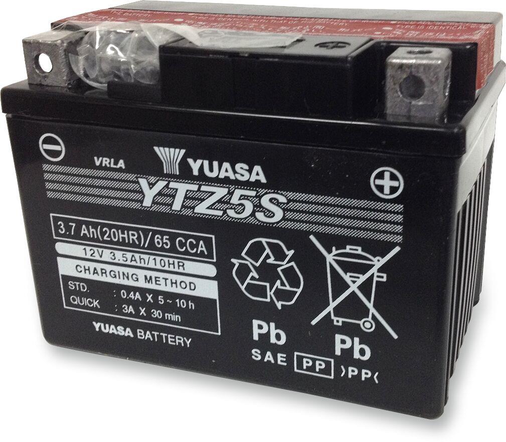 Yuasa AGM Maintenance-Free Battery For KTM EXC 250 TPI 1985-2026 Black YTZ5S(CP)