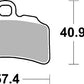 Sbs RSI Sintered Brake Pads For Gas Gas TXT 125 Racing 2019-2023 963RSI