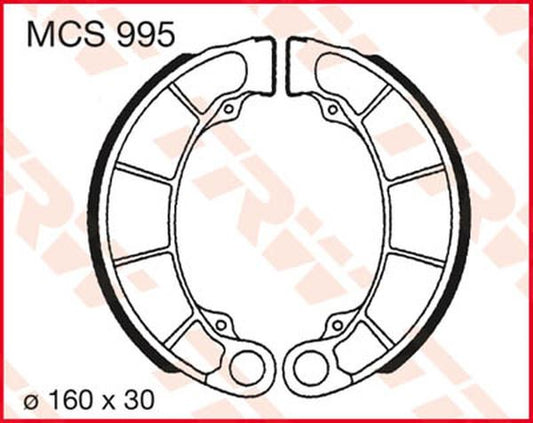 Trw Brake Shoes For Honda TRX 420 FM1 4X4 1996-2025 Set MCS995