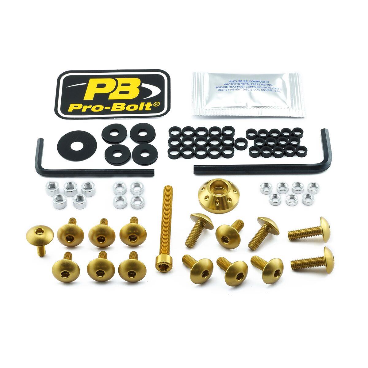 Pro Bolt Aluminium Fairing Bolt Kit For Suzuki GSX-R 750 2011-2026 FSU091G