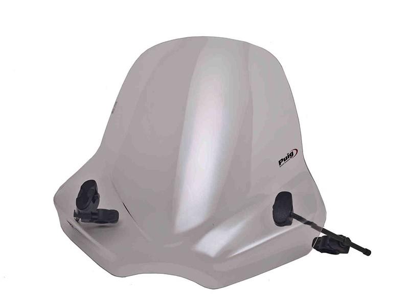 PUIG Touring II Screen Light Smoke for Yamaha MT-07/MT-09/MT-10 14-24 7306H