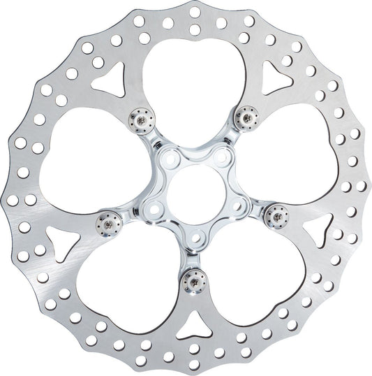 Arlen Ness Spider Rotor Chrome 356mm 420 High-Carbon Stainless Steel 300-075
