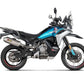 AKRAPOVIC Slip-On Line Muffler STREET TITANIUM CFMOTO MT-X 800 ABS 25-26 S-CF8SO3-HFTT