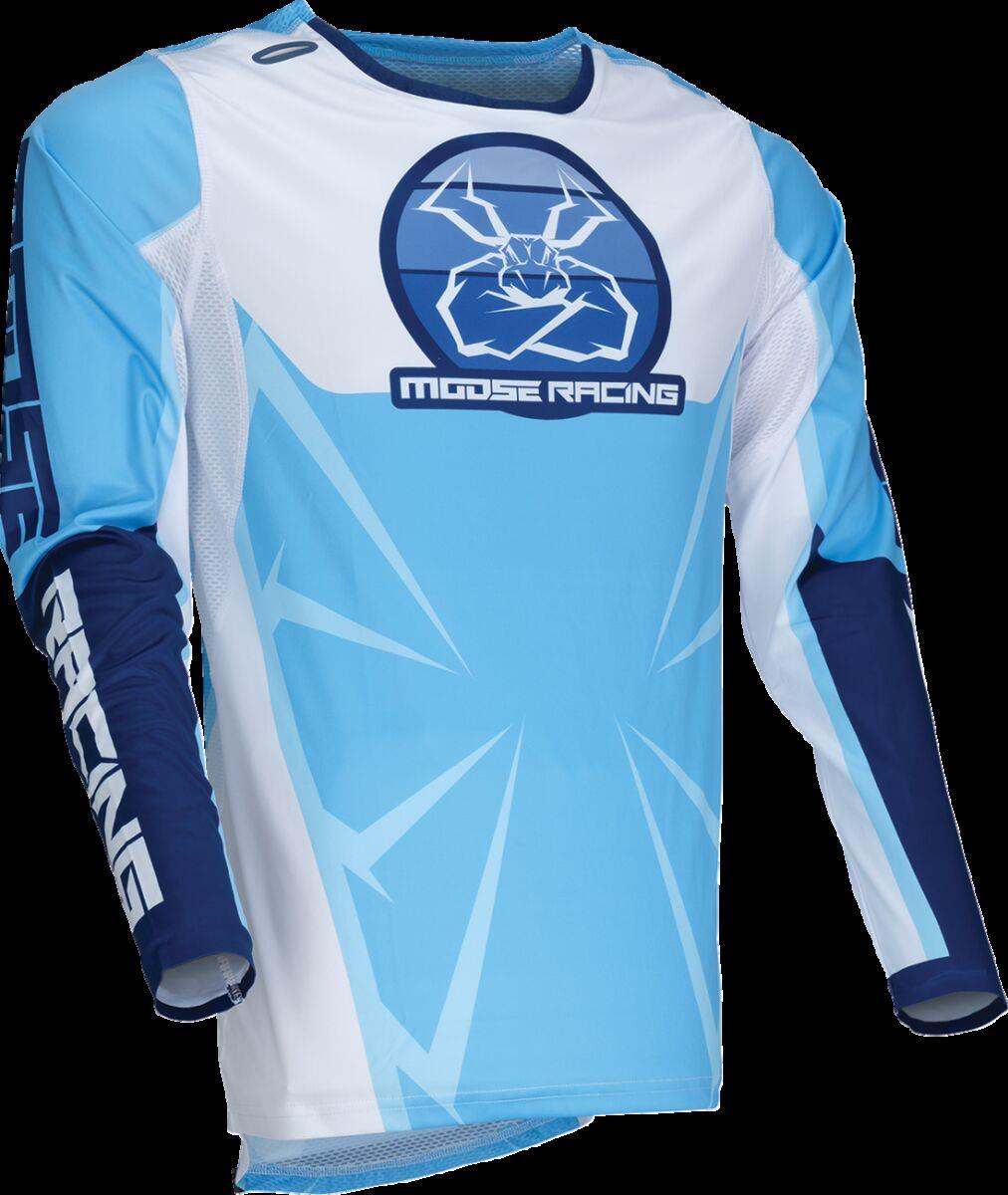 Moose Racing Jersey Agroid Blue/White