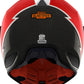 ICON Domain™ White, Red Motorcycle Helmet