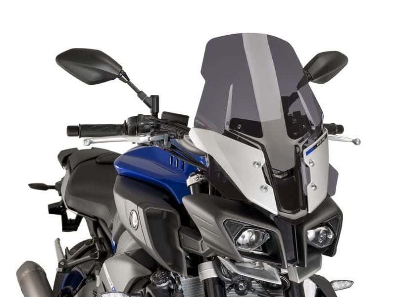 PUIG Touring Plus Screen Dark Smoke for Yamaha MT-10/MT-10 SP 16-21 8918F