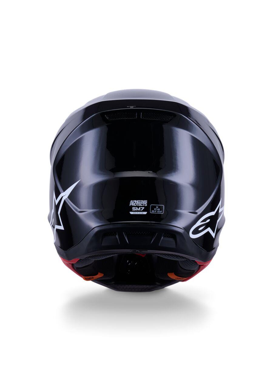 ALPINESTARS SM7 Helmet BLACK-GLO 2025 Model