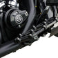 Arlen Ness Diamond Floorboards Black Aluminum Driver Fit Bolt-On 410-053