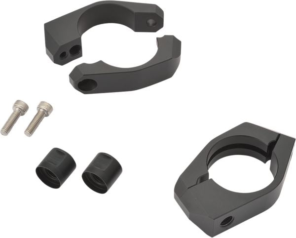 Daytona Fork Clamp 35mm CNC Aluminum ECE Approved Black Kit Mounting Bracket 89855
