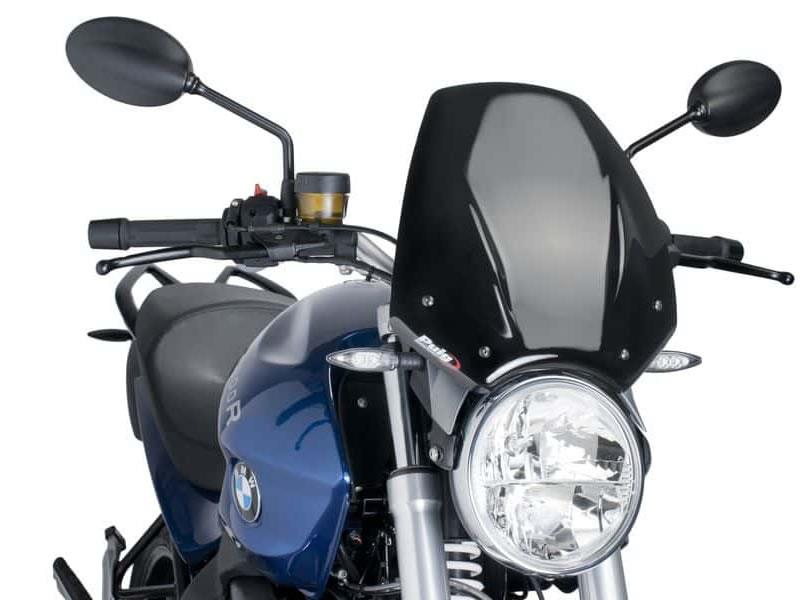 PUIG New Generation Sport Screen Black for BMW R1200 R 06-14 6488N