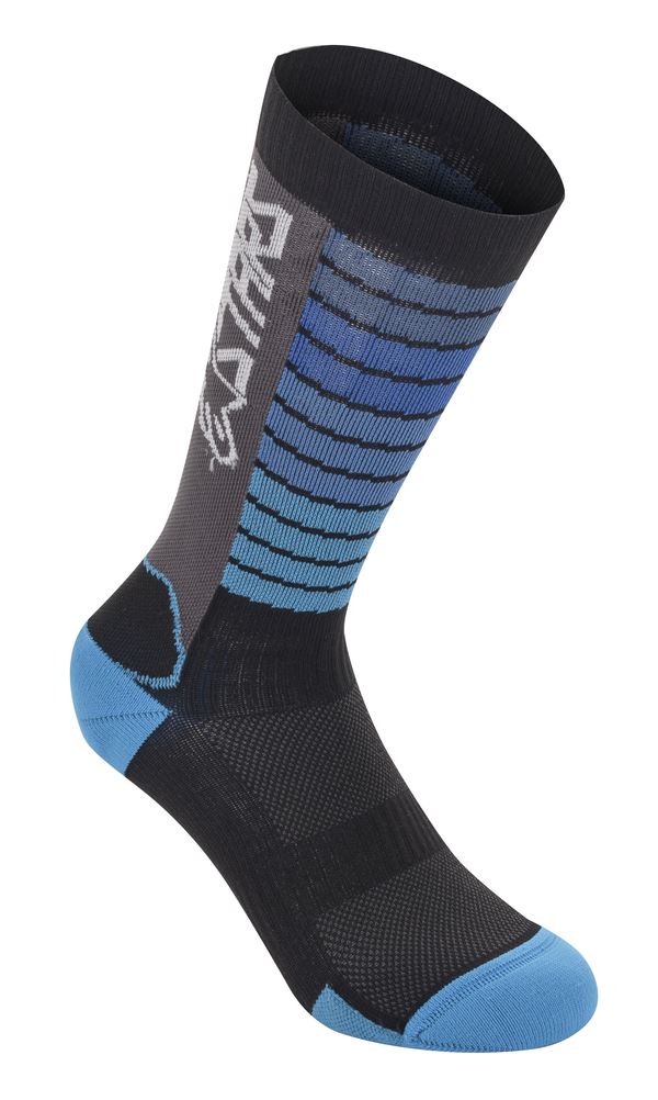 Alpinestars Drop Socks 22 Blue Black Grey